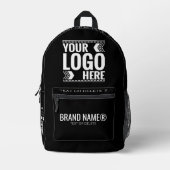 Custom Logo, Business or Brand Logo Personalized プリントバックパック (正面)