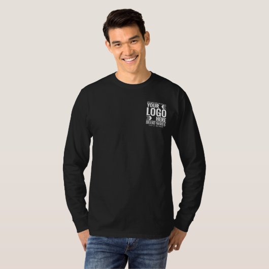 Custom Logo, Business or Brand Logo Personalized  Tシャツ (正面フル)