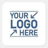 Custom Logo Business Packaging Brand Personalized スクエアシール (正面)