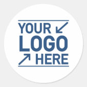 Custom Logo Business Packaging Brand Personalized ラウンドシール (正面)