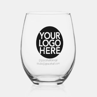 Custom Logo Business Promotional Stemless Wine Gla ステムなしワイングラス