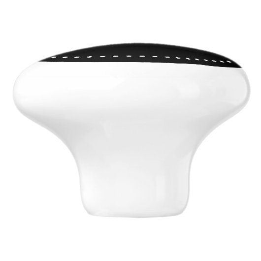 Custom logo Cabinet Handles Drawer Pulls Knobs  セラミックノブ (側面)