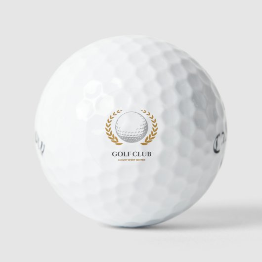 Custom Logo Callaway Supersoft Personalized  ゴルフボール (正面)
