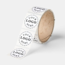 Custom Logo Classic Round Sticker Roll