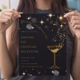 Custom logo Cocktail Corporate Business Event 招待状