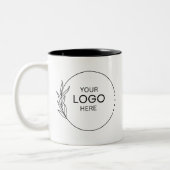 Custom Logo Coffee Mug for Business ツートーンマグカップ (左)