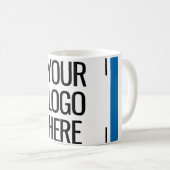 Custom Logo Design, Company Logo, Team Logo, Perso コーヒーマグカップ (正面右)