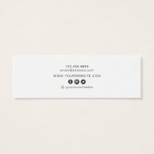 Custom Logo • Earring Hoops Studs Display Card   (裏面)