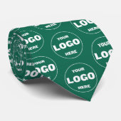 Custom Logo Emerald Green - Professional Branded  ネクタイ (ロール)