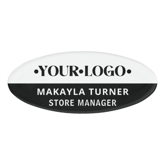 Custom Logo Employee 名札 (正面)