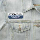 Custom Logo Employee Blue 名札 (インサイチュ)