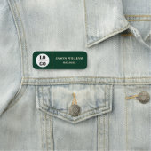 Custom Logo Employee Executive Emerald 名札 (インサイチュ)