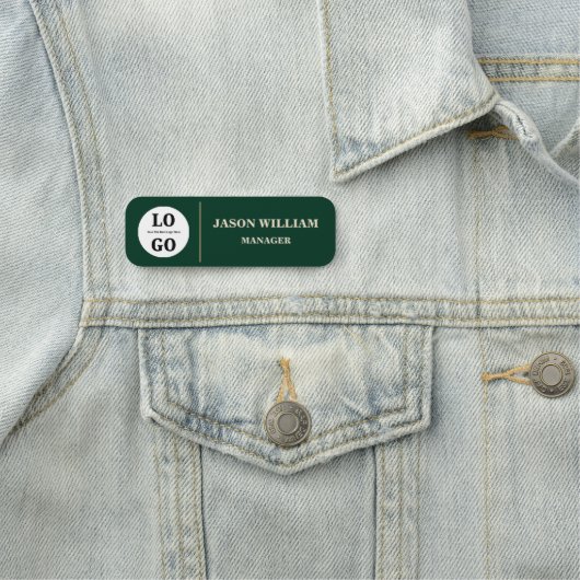 Custom Logo Employee Executive Emerald 名札 (インサイチュ)