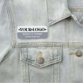 Custom Logo Employee Gray 名札 (インサイチュ)