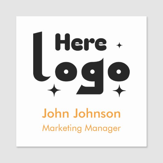 Custom Logo Employee Magnetic 名札 (正面)