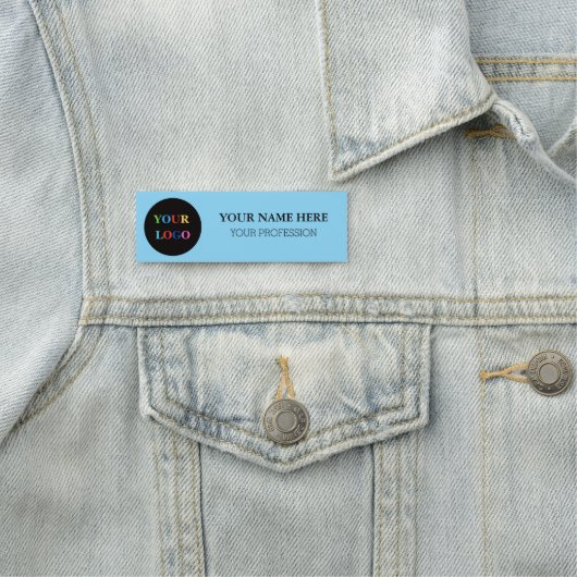 Custom Logo Employee magnetic and safety pin 名札 (インサイチュ)