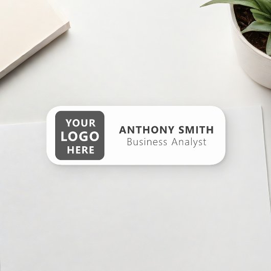 Custom Logo Employee Magnetic Name Tag 名札