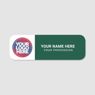 Custom Logo Employee magnetic or safety pin 名札