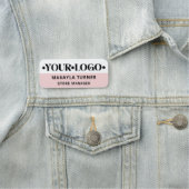 Custom Logo Employee Pink 名札 (インサイチュ)