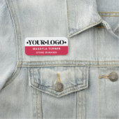 Custom Logo Employee Red 名札 (インサイチュ)