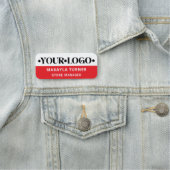 Custom Logo Employee Red 名札 (インサイチュ)