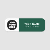 Custom Logo Employee Staff Name Tag 名札 (正面)