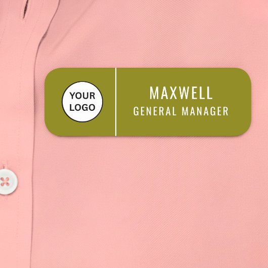 Custom Logo Employee Staff Safety Pin  名札