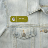 Custom Logo Employee Staff Safety Pin  名札 (インサイチュ)