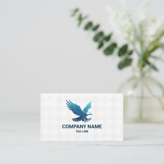 Custom Logo Geometric Business Card Corporate 名刺 (スタンド正面)