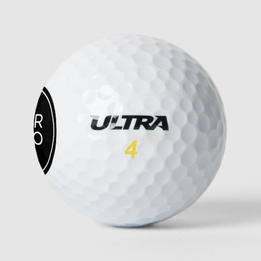 Custom Logo Golf Balls | Modern Minimalist ゴルフボール (ロゴ)