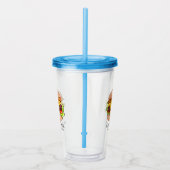 Custom Logo hamburger アクリルタンブラー (右)