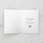 Custom Logo Hand Drawn Whimsical Cake Birthday カード (内部)