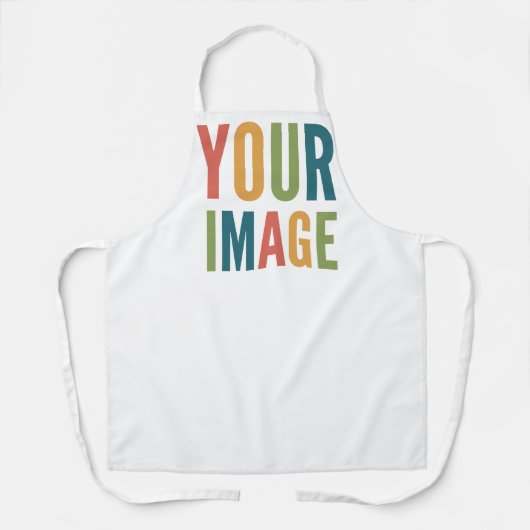 Custom Logo Here | Add Your Own Design エプロン (正面)