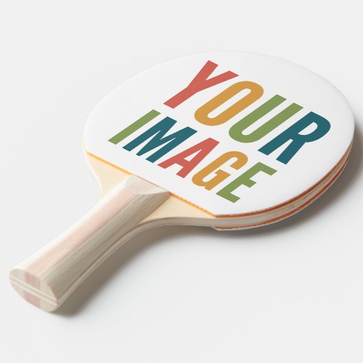 Custom Logo Here | Add Your Own Design 卓球ラケット (正面アングル)