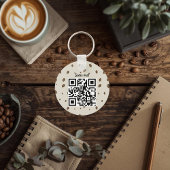Custom Logo Keychain with QR Code  キーホルダー