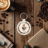 Custom Logo Keychain with QR Code  キーホルダー