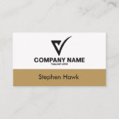 Custom Logo Luxury Business Card Real Estate Agent 名刺 (正面)