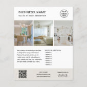 Custom Logo Minimalist Marketing Business Flyer チラシ (正面)