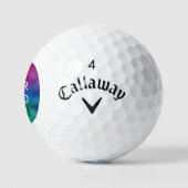 Custom Logo Minimalist Template Callaway Supersoft ゴルフボール (ロゴ)