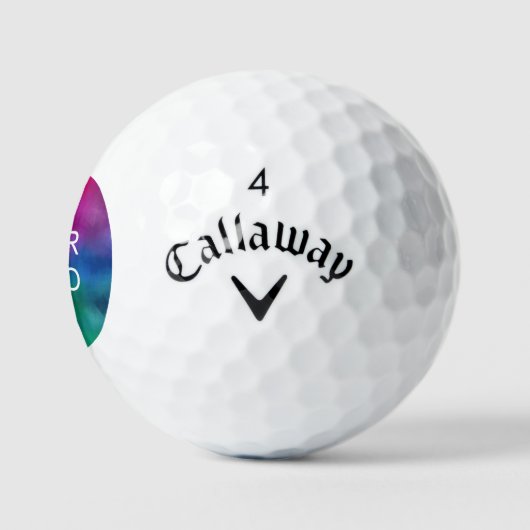 Custom Logo Minimalist Template Callaway Supersoft ゴルフボール (ロゴ)