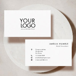 Custom Logo Modern Business card template 名刺