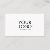 Custom Logo Modern Business card template 名刺 (正面)