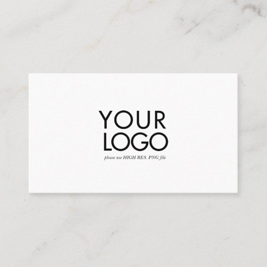 Custom Logo Modern Business card template 名刺 (正面)