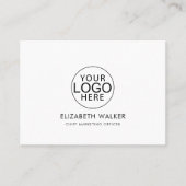 Custom Logo Modern Minimalist 名刺 (正面)