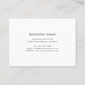 Custom Logo Modern Minimalist 名刺 (裏面)