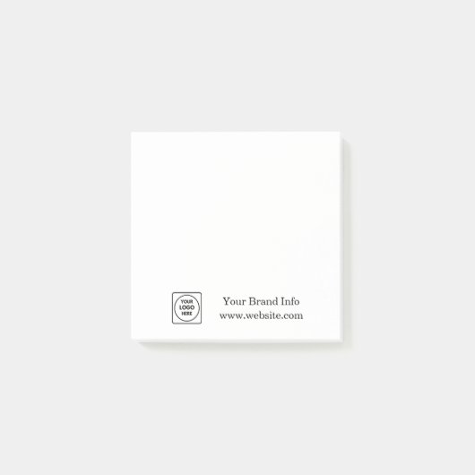 Custom Logo | Modern Minimalist Corporate Notes ポストイット (正面)