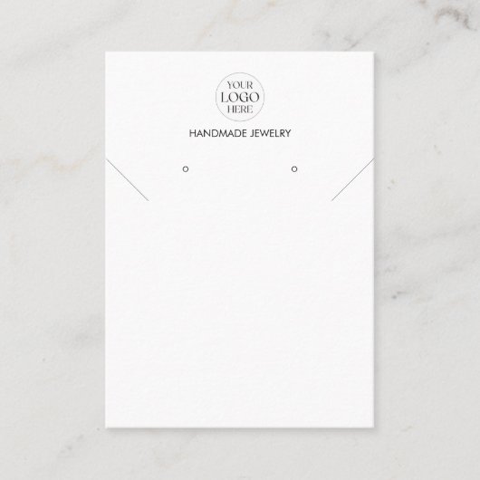 Custom Logo Modern Minimalist Simple Display Card 名刺 (正面)