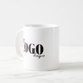 Custom Logo Mug Branded Client Gift Company Swag コーヒーマグカップ (正面左)