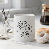 Custom Logo Mug for Company - Simple Promotional  コーヒーマグカップ