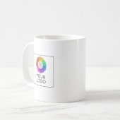 Custom Logo Mug, Low minimum quantity コーヒーマグカップ (正面左)